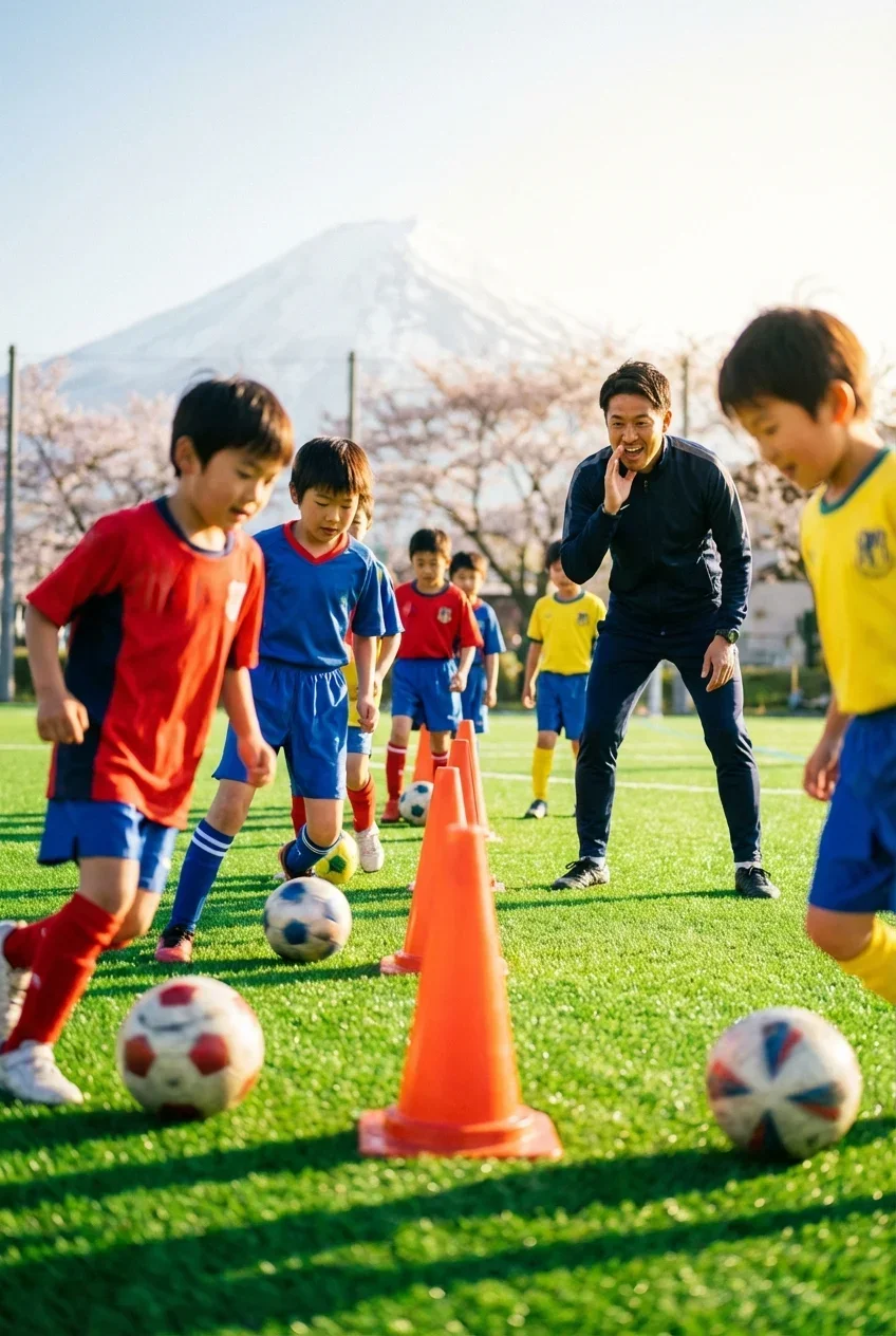 子どもたちのサッカー教室